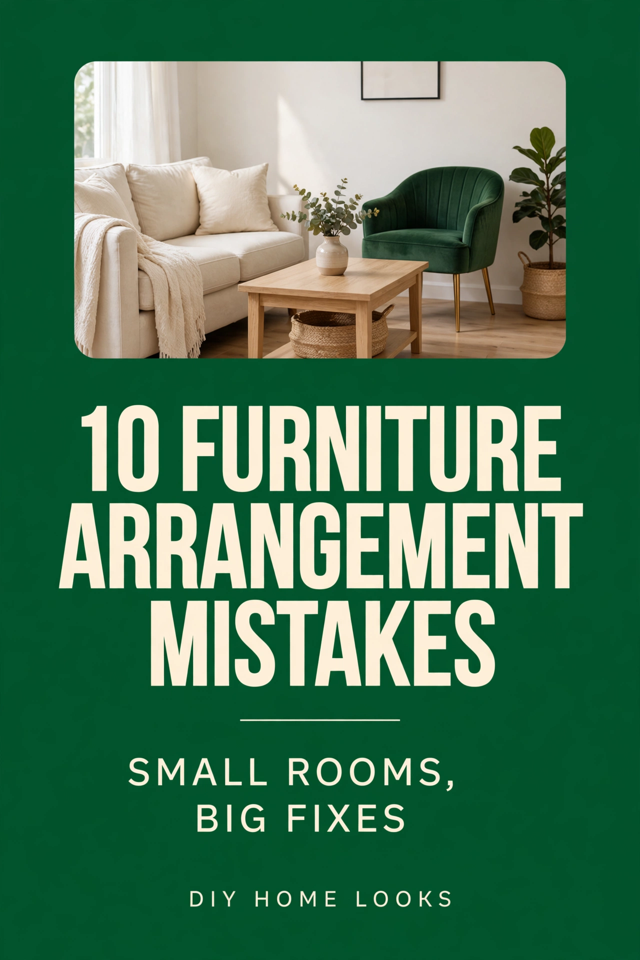 10 furniture arrangement mistakes small rooms big fixes DIY Home Looks