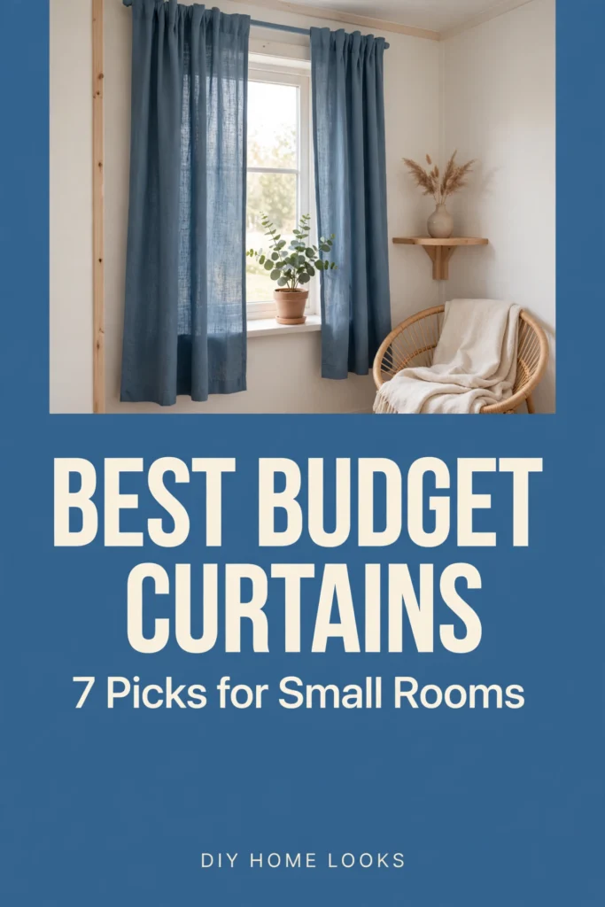 Best Budget Curtains for Small Rooms — 7 Picks for Small Rooms, DIY Home Looks
