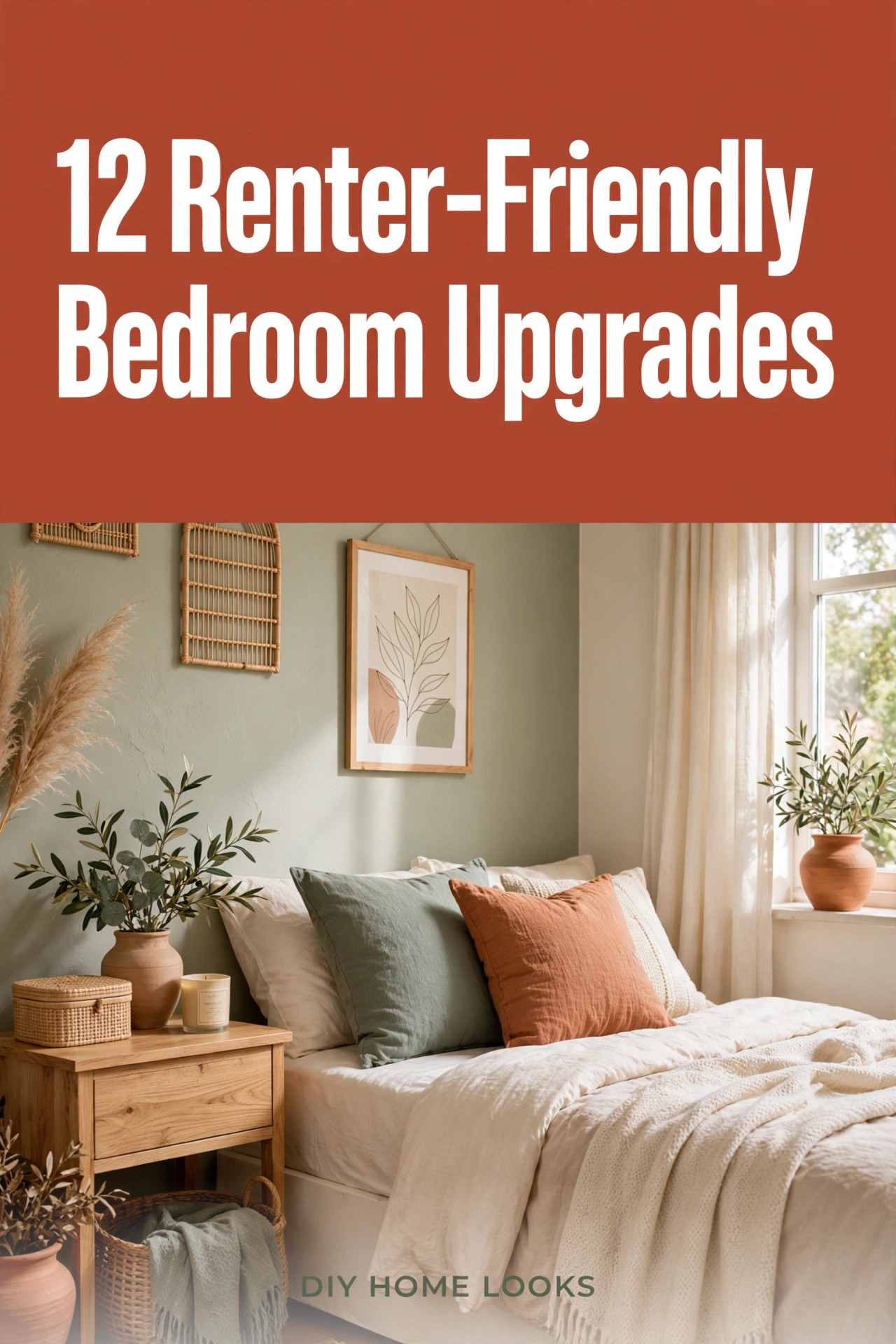 Renter-Friendly Bedroom Upgrades — 12 Damage-Free Ideas, DIY Home Looks