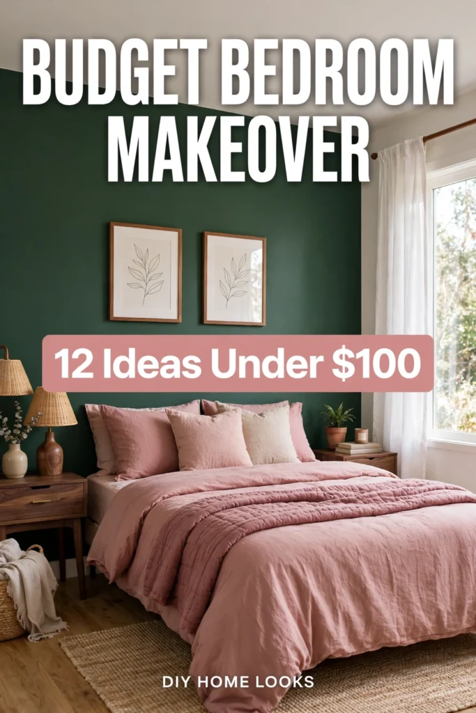 Budget bedroom makeover — 12 ideas under $100 for small rooms